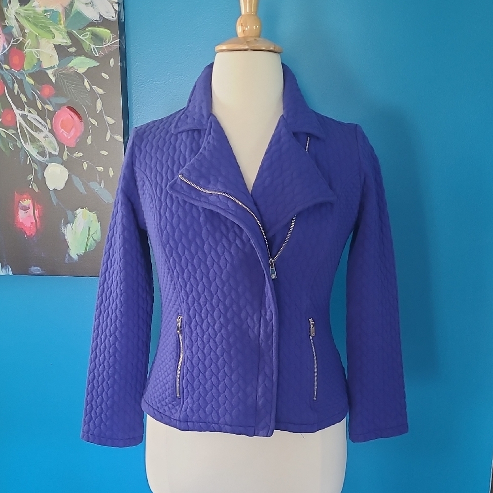 Isaac Mizrahi Live Moto Jacket